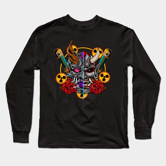 Kabuki v2 04 Long Sleeve T-Shirt by Harrisaputra